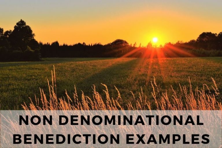 21 Non-Denominational Benediction Examples