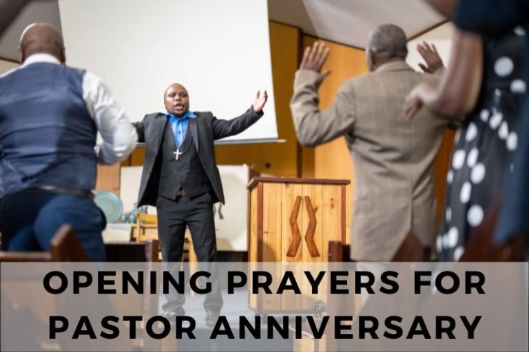 5 Opening Prayers for a Pastor’s Anniversary Celebration