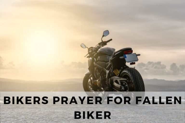15 Emotional Biker’s Prayers for the Fallen Biker