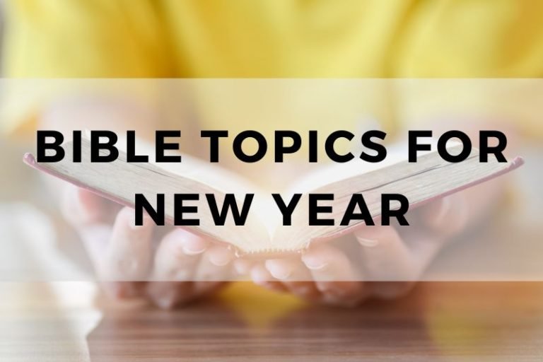 Bible Topics to Start the New Year with Hope and Renewal