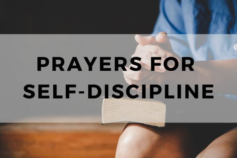 Prayers for Self-Discipline